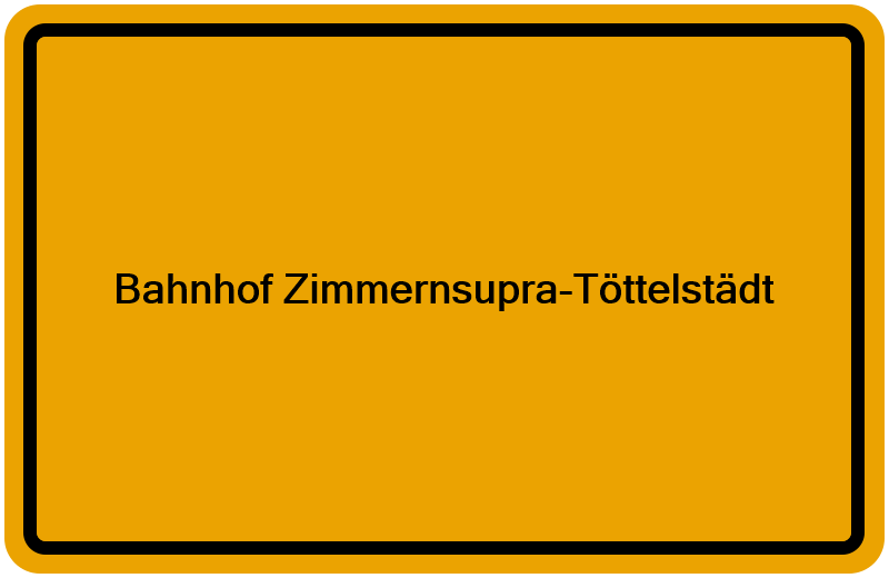 Handelsregisterauszug Bahnhof Zimmernsupra-Töttelstädt